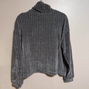 Philosophy Republic Clothing Large Gray Sweater Cowl Neck Long Sleeve